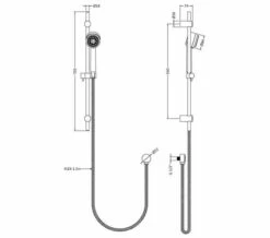 Hudson Reed Linear Slide Rail Kit Chrome With Multi Function Round Handset -Duravit Sales Shop M700 2023 6 17 8 47 4 518