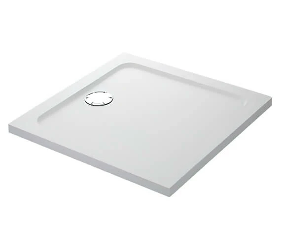 Mira Flight Safe Square Shower Tray White 3 Mira Flight Safe Square Shower Tray White - Image 3