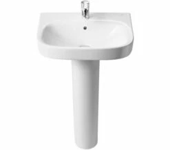 Roca Debba White Minimalist Design Wall Hung Basin -Duravit Sales Shop M700 2023 6 2 15 22 29 235