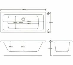 Roca The Gap White Double Ended Acrylic Bath 1700 X 750mm -Duravit Sales Shop M700 2023 7 24 15 56 51 438