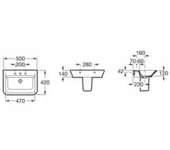 Roca The Gap Contemporary White Basin -Duravit Sales Shop M700 2023 7 25 11 9 53 829