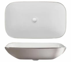 Crosswater Serene 580mm X 350mm Countertop Basin 8 Crosswater Serene 580mm X 350mm Countertop Basin -Duravit Sales Shop QS V12033 1 mn