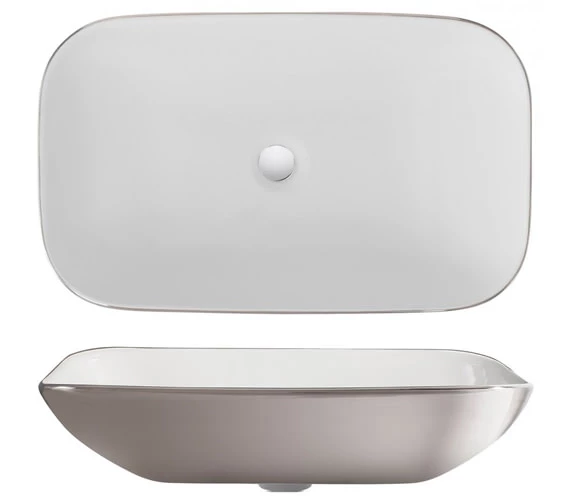 Crosswater Serene 580mm X 350mm Countertop Basin 4 Crosswater Serene 580mm X 350mm Countertop Basin - Image 4