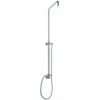 Imex Levo Chrome Shower Rigid Riser With Diverter And Integral Wall Connector