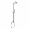 IMEX Levo Chrome Rigid Riser Set With Diverter And Round Shower Head