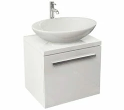 IMEX Fyori Elliptical White 500mm Vessel Basin - LW1054 -Duravit Sales Shop QS V15303 4 mn