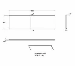 Cleargreen Bath Front Panel -Duravit Sales Shop QS V17555 2 mn