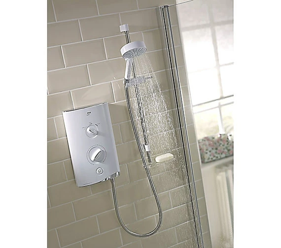 Mira Sport Thermostatic Electric Shower 9.8 KW White And Chrome - 1.1746.006 4 Mira Sport Thermostatic Electric Shower 9.8 KW White And Chrome - 1.1746.006 - Image 4