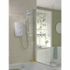 Mira Sport Thermostatic Electric Shower 9KW White And Chrome 1.1746.005