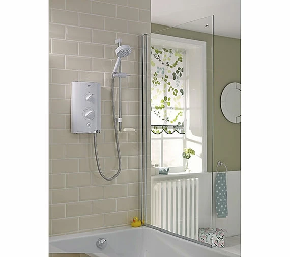 Mira Sport Thermostatic Electric Shower 9.8 KW White And Chrome - 1.1746.006 1 Mira Sport Thermostatic Electric Shower 9.8 KW White And Chrome - 1.1746.006