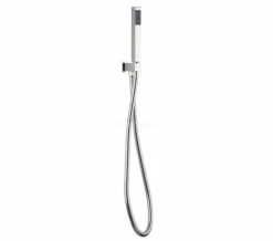 Crosswater Chrome Shower Handset With Wall Outlet And Hose -Duravit Sales Shop QS V22697 1 mn