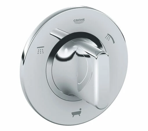 Grohe Ondus 5 Way Diverter Trim Without Concealed Body Chrome 5 Grohe Ondus 5 Way Diverter Trim Without Concealed Body Chrome -Duravit Sales Shop QS V25071 1 mn