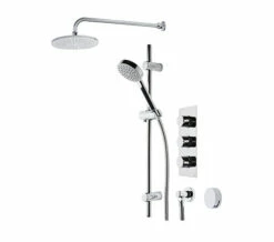 Roper Rhodes Event Chrome Triple Control Shower System 22 - SVSET22