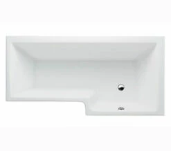 Cleargreen Ecosquare Left Handed White Shower Bath 1700 X 850mm -Duravit Sales Shop QS V26286 1 mn