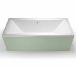 Cleargreen Enviro Rectangular Double Ended White Bath 1800 X 800mm Square -Duravit Sales Shop QS V26308 3 mn