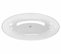 Clearwater Lacrima Natural Stone Freestanding Oval Bath 1690 X 800mm -Duravit Sales Shop QS V26339 3 mn