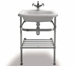 Clearwater Traditional Small Roll Top Basin With Stand