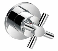 Flova XL Diamond Chrome Concealed Shut Off Valve With 3 Way Diverter