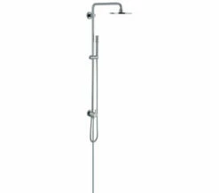Grohe Rainshower Wall Mounted Chrome Shower System With Diverter And Head