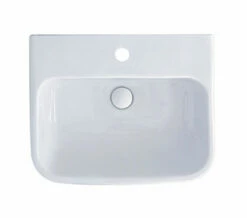 RAK Metropolitan White Basin 525mm With Full Pedestal -Duravit Sales Shop QS V36240 4 mn