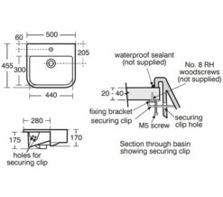 Ideal Standard Concept 500mm White Semi Countertop Basin 4 Ideal Standard Concept 500mm White Semi Countertop Basin -Duravit Sales Shop QS V39146 2 mn