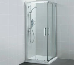 Ideal Standard Synergy Corner Entry Enclosure 800mm With Silver Frame