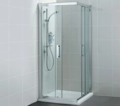 Ideal Standard Synergy Corner Entry Enclosure 800mm With Silver Frame -Duravit Sales Shop QS V40140 3 mn