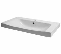 Roper Rhodes Breathe Single Tap Hole Countertop Basin White -Duravit Sales Shop QS V41708 1 mn