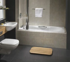 Twyford Celtic White Slip Resistant Steel Bath With Grips And Legs 1600 X 700mm -Duravit Sales Shop QS V43295 12 mn