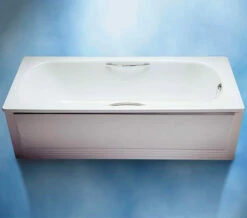 Twyford Celtic White Slip Resistant Steel Bath With Grips And Legs 1600 X 700mm -Duravit Sales Shop QS V43295 4 mn
