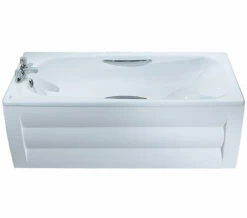 Twyford Shallow Slip Resistant White Steel Bath With Grips 1700 X 700mm -Duravit Sales Shop QS V43337 4 mn
