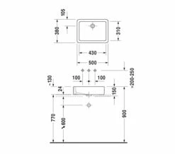 Duravit Vero Ground Washbowl -Duravit Sales Shop QS V45480 2 mn