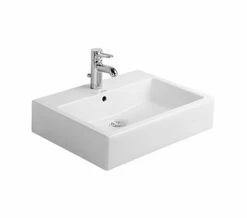 Duravit Vero White 1 Tap Hole Ground Countertop Basin -Duravit Sales Shop QS V45482 1 mn