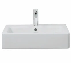 Crosswater Air 60 Wall Mounted White Single Tap Hole Modern Basin -Duravit Sales Shop QS V47208 1 mn