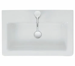 Crosswater Air 60 Wall Mounted White Single Tap Hole Modern Basin -Duravit Sales Shop QS V47208 3 mn