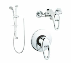 Deva Lace Manual Chrome Shower Valve With Single Function Kit - Laccmanm02
