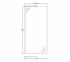 Hudson Reed Walk-In Wetroom Shower Screen And Support Bar -Duravit Sales Shop QS V50392 2 mn