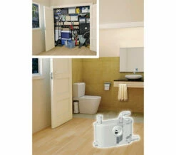 Saniflo Sanislim Small Bore Macerator Pump - 1054 -Duravit Sales Shop QS V54382 5 mn