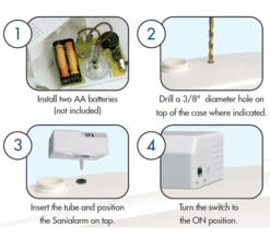 Saniflo Sanialarm For Macerator - 1095 -Duravit Sales Shop QS V54387 4 mn
