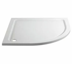 April Offset 1000 X 800mm Left Hand Quadrant Shower Tray