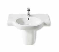 Roca Meridian-N Designer Wall Hung Basin White -Duravit Sales Shop QS V55522 3 mn