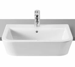 Roca The Gap White Semi-Recessed Basin 560mm Wide -Duravit Sales Shop QS V55557 1 mn