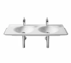 Roca Kalahari Double Vanity White Basin 1200mm X 510mm - 327896000 -Duravit Sales Shop QS V55630 5 mn