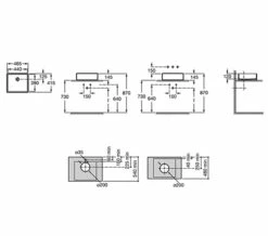 Roca Sofia On Countertop White Basin 465mm Wide - 327720000 -Duravit Sales Shop QS V55715 2 mn