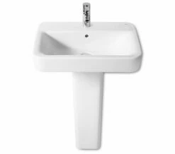 Roca Senso Square White Wall-Hung Basin With 1 Tap Hole -Duravit Sales Shop QS V56726 1 mn