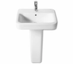 Roca Senso Square White Wall-Hung Basin With 1 Tap Hole -Duravit Sales Shop QS V56727 1 mn
