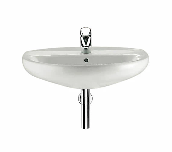 Roca Laura 1 Tap Hole Wall Hung Basin White 12 Roca Laura 1 Tap Hole Wall Hung Basin White - Image 12