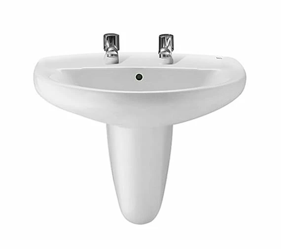 Roca Laura 1 Tap Hole Wall Hung Basin White 10 Roca Laura 1 Tap Hole Wall Hung Basin White - Image 10