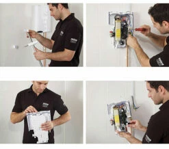 Mira Sport Multi-Fit Electric Shower 9.0kW White And Chrome - 1.1746.009 -Duravit Sales Shop QS V56966 5 mn