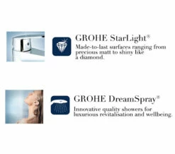 Grohe Euphoria Massage Chrome Shower Set With 600mm Rail - 27231001 -Duravit Sales Shop QS V61252 3 mn 4